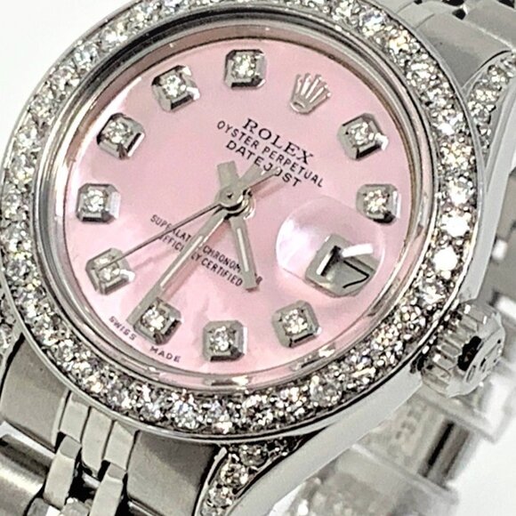 ?Sale? Rolex Ladies 26mm Datejust 6919 Diamond jubilee steel main image 6